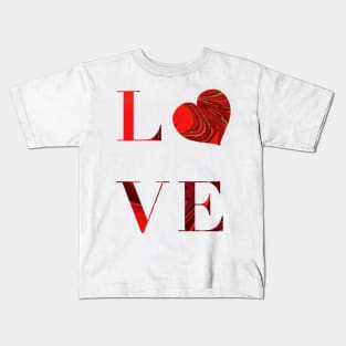 Love Typo Kids T-Shirt